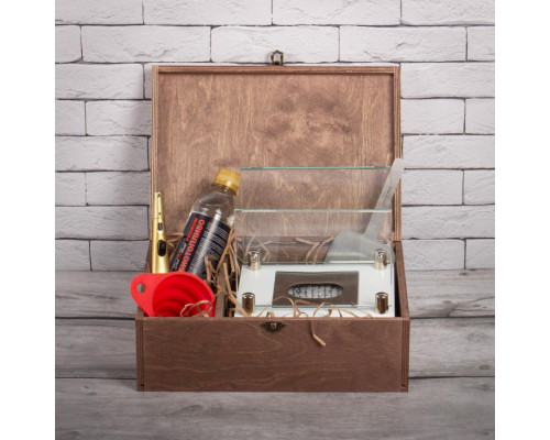 Подарочный набор SteelHeat PREMIUM BOX ALBA Белый + деревянная коробка + стартовый комплект
