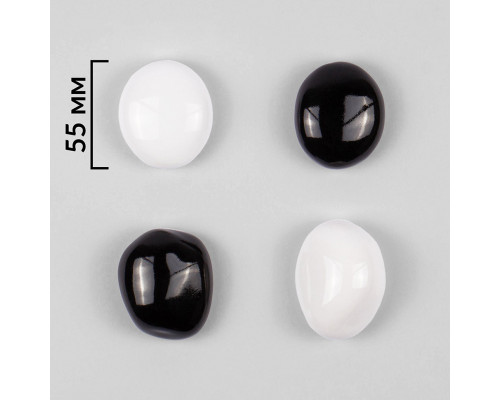 Декоративные керамические камни SteelHeat микс S 4 шт